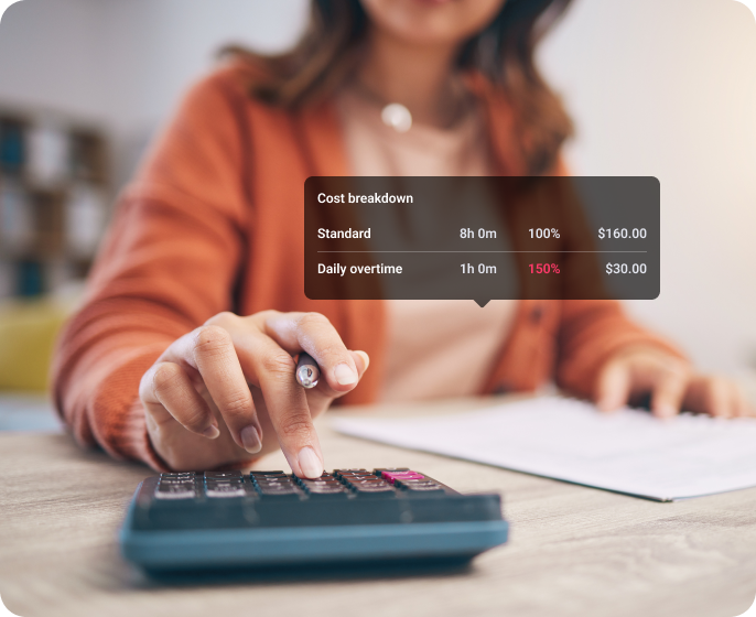 Payroll setup screen showing pay cycle and timecard settings
